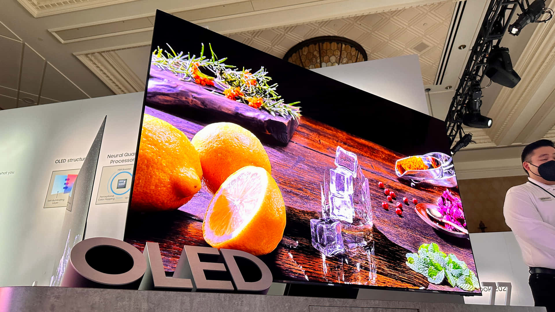 Bright Oled TV Screen Picture