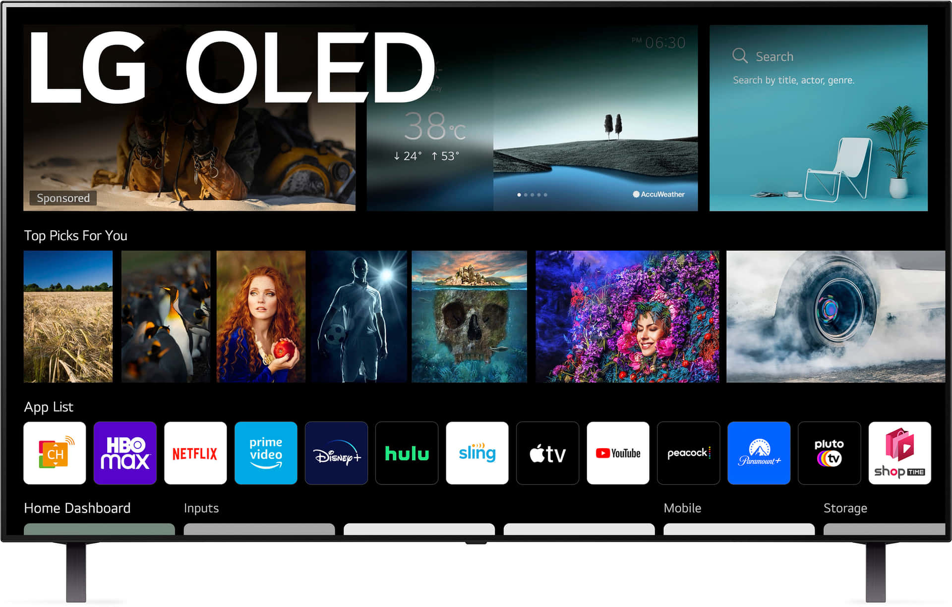 LG Oled Apps Picture