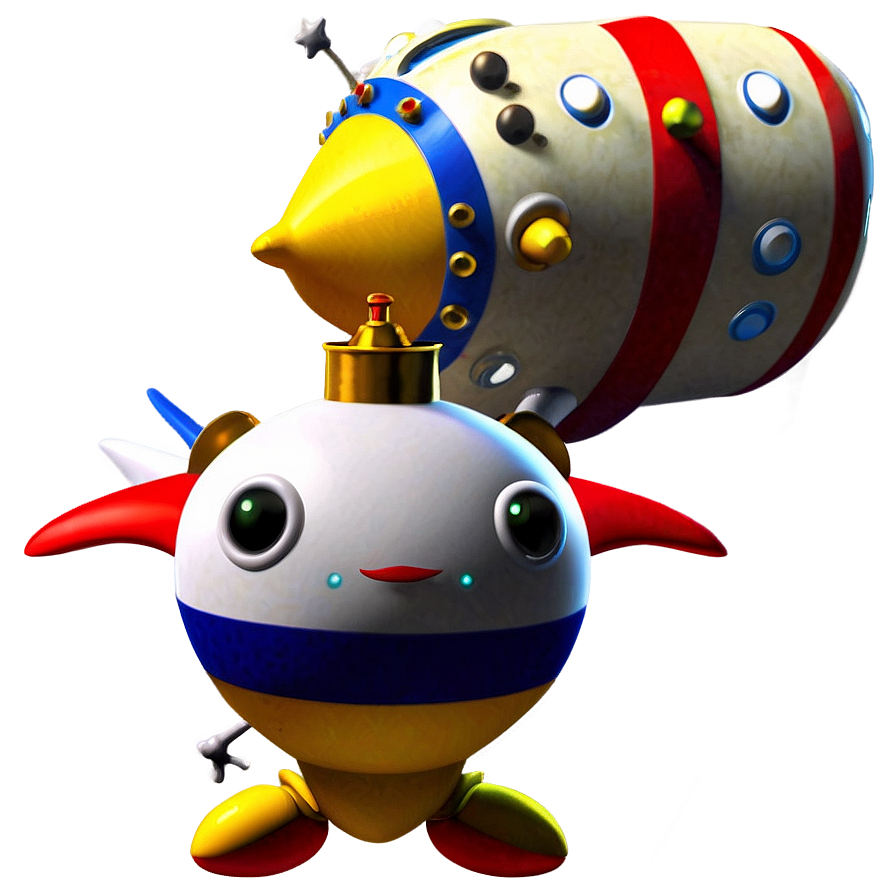 Olimar And Ship Png Fcb PNG