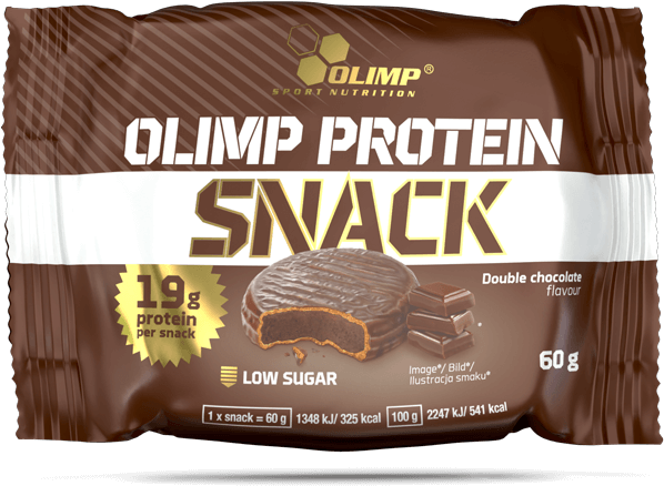 Olimp Protein Snack Double Chocolate Flavour Package PNG