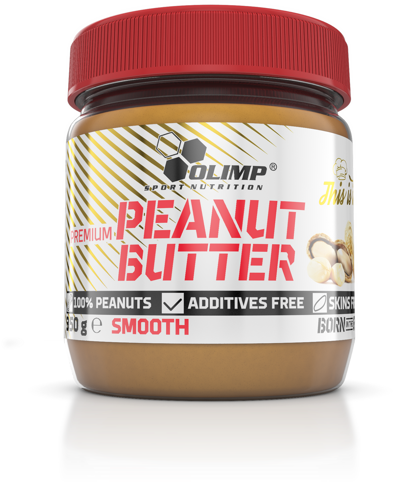 Olimp Sport Nutrition Peanut Butter Jar PNG