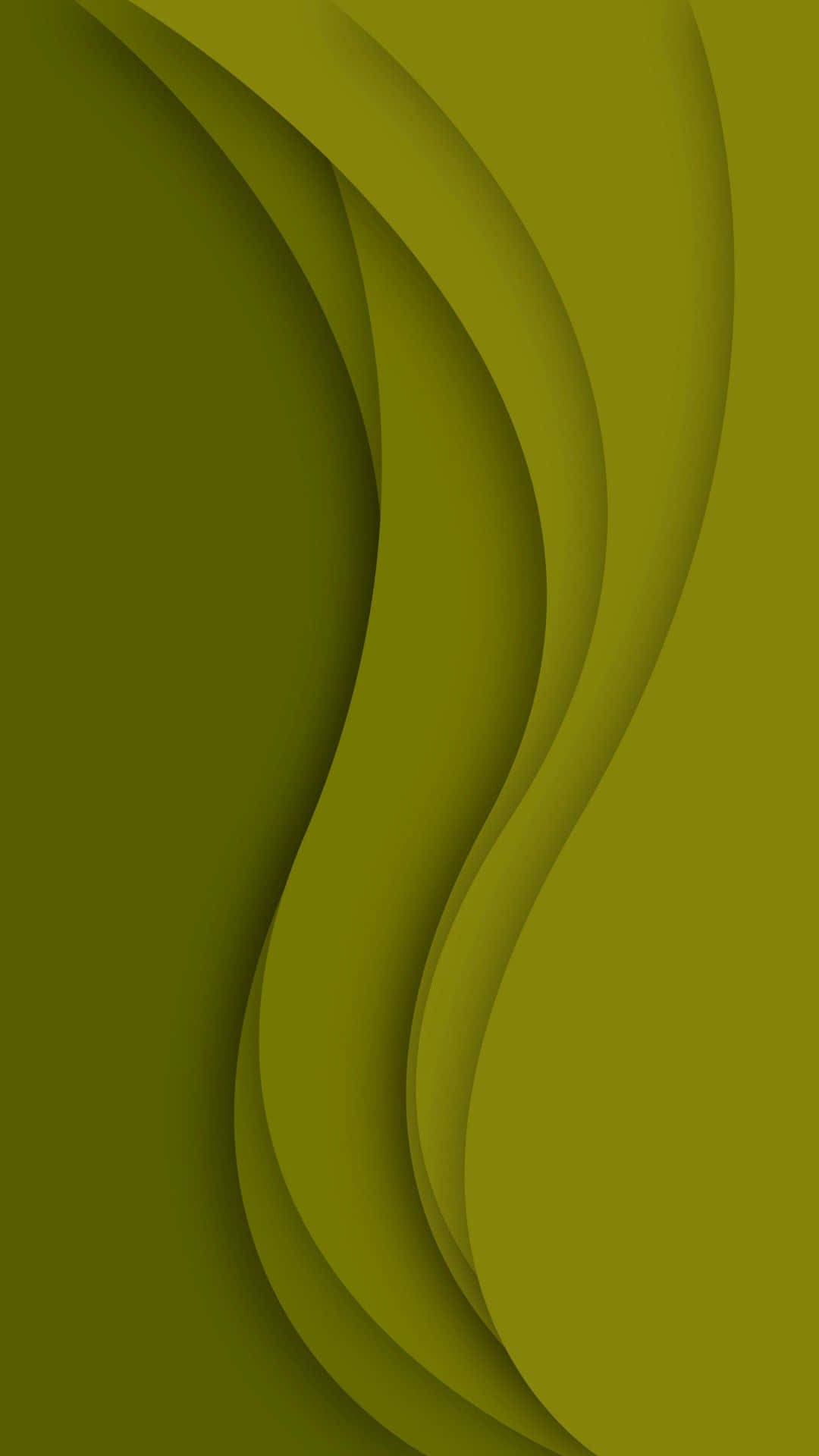 Vibrant Olive Green Gradient Background Wallpaper