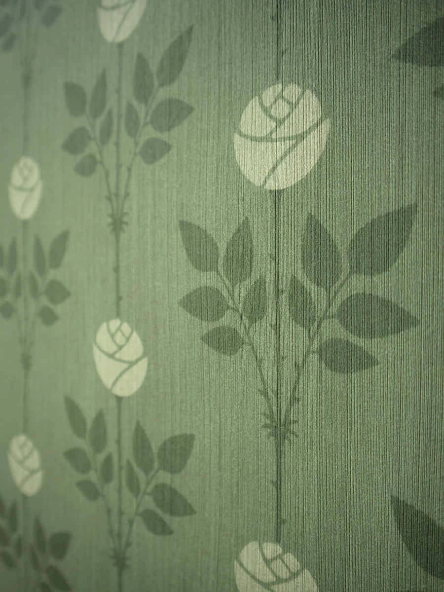 Olive green textured background Wallpaper