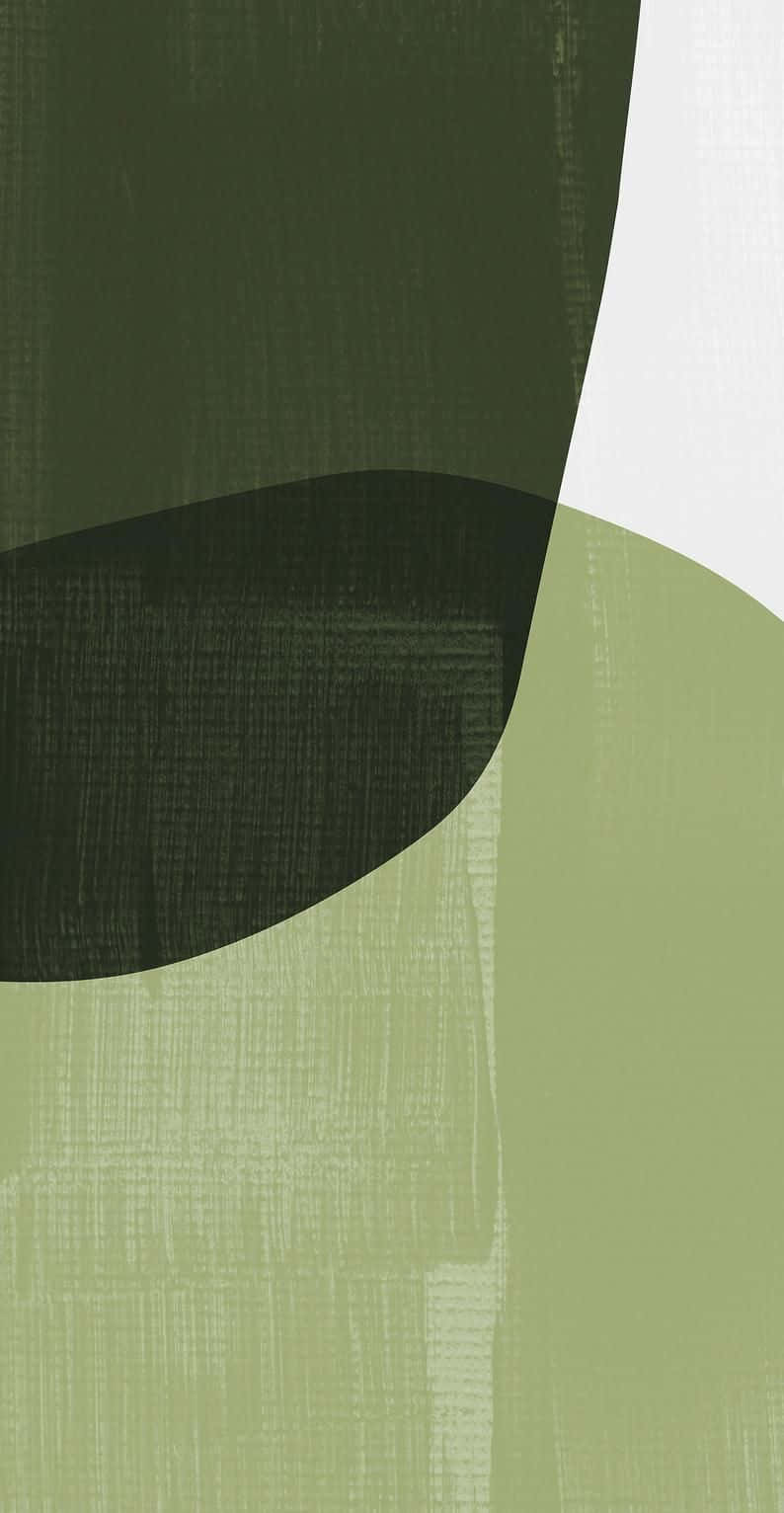 Olive Green Abstract Art.jpg Wallpaper