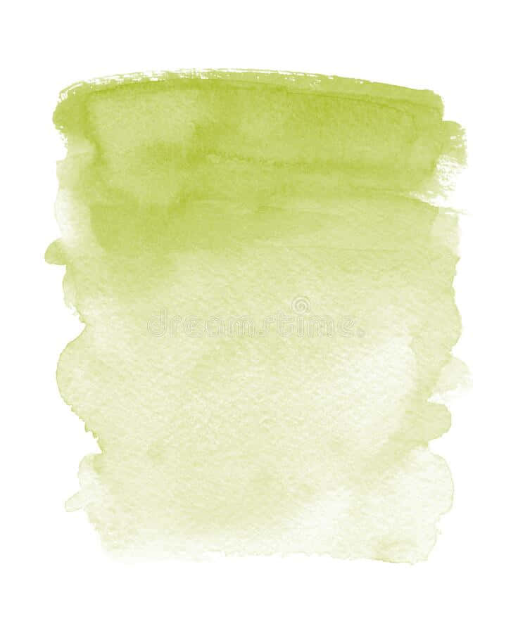 Paint Smudge In White And Olive Green Background