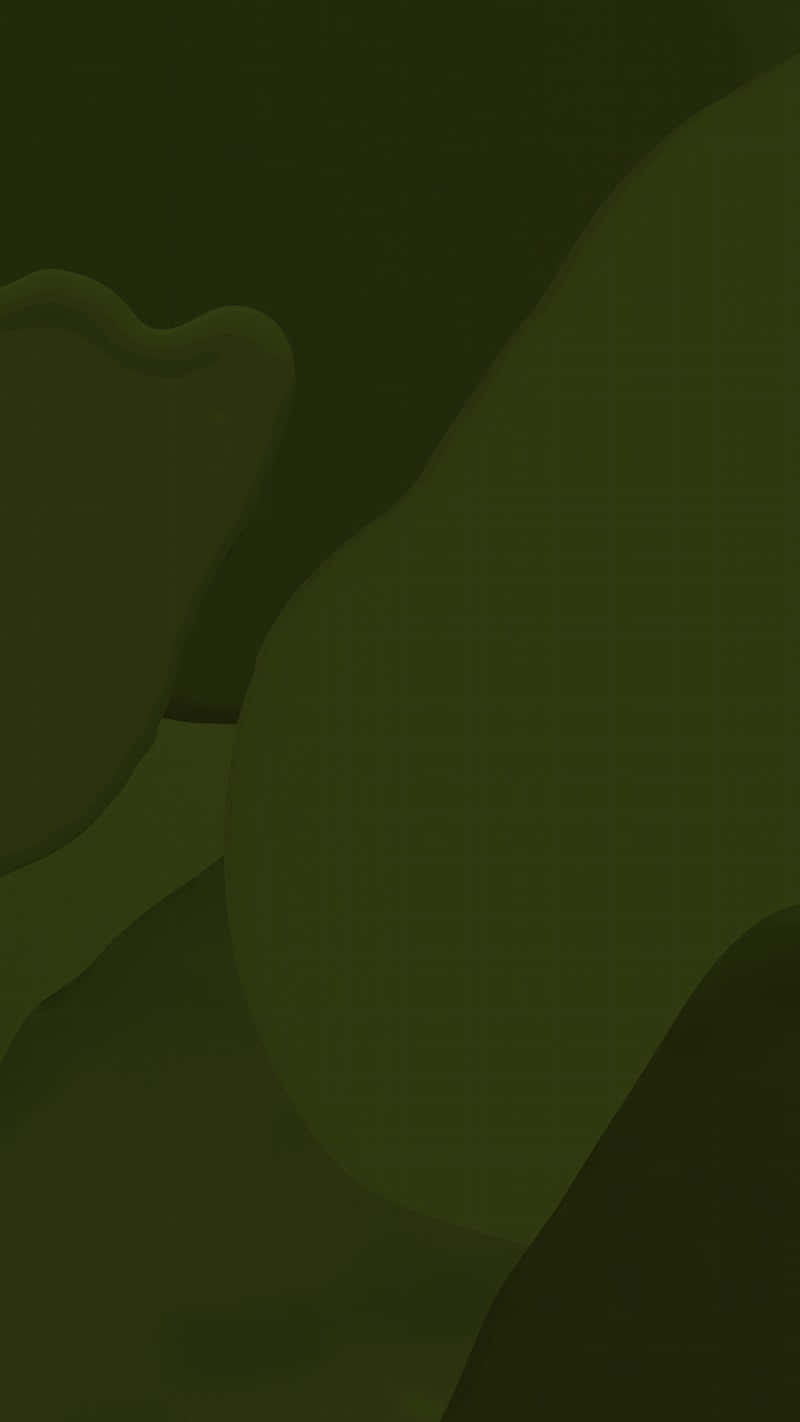 Dark Aesthetic Olive Green Background