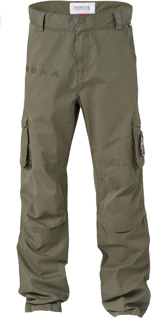 Olive Green Cargo Pants PNG