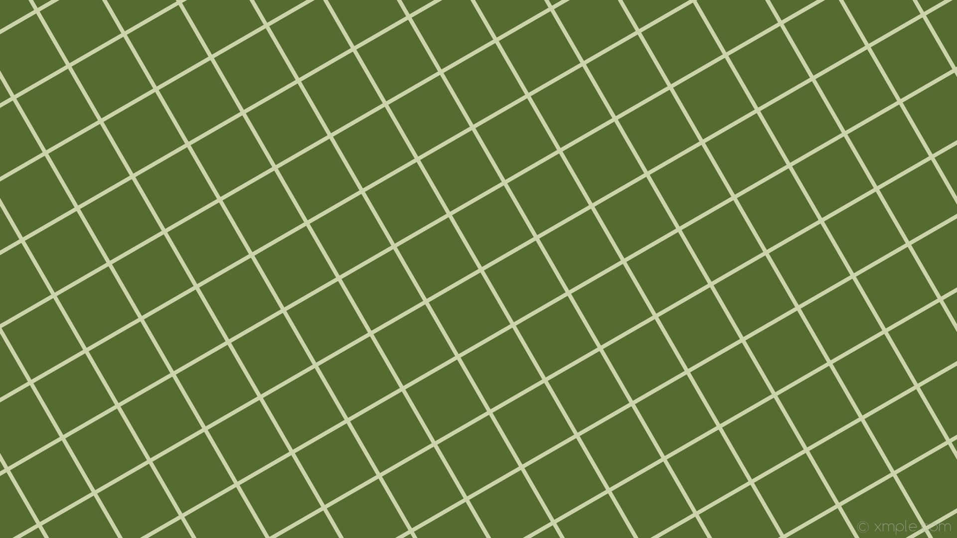 Olive Green Geometric Pattern Wallpaper