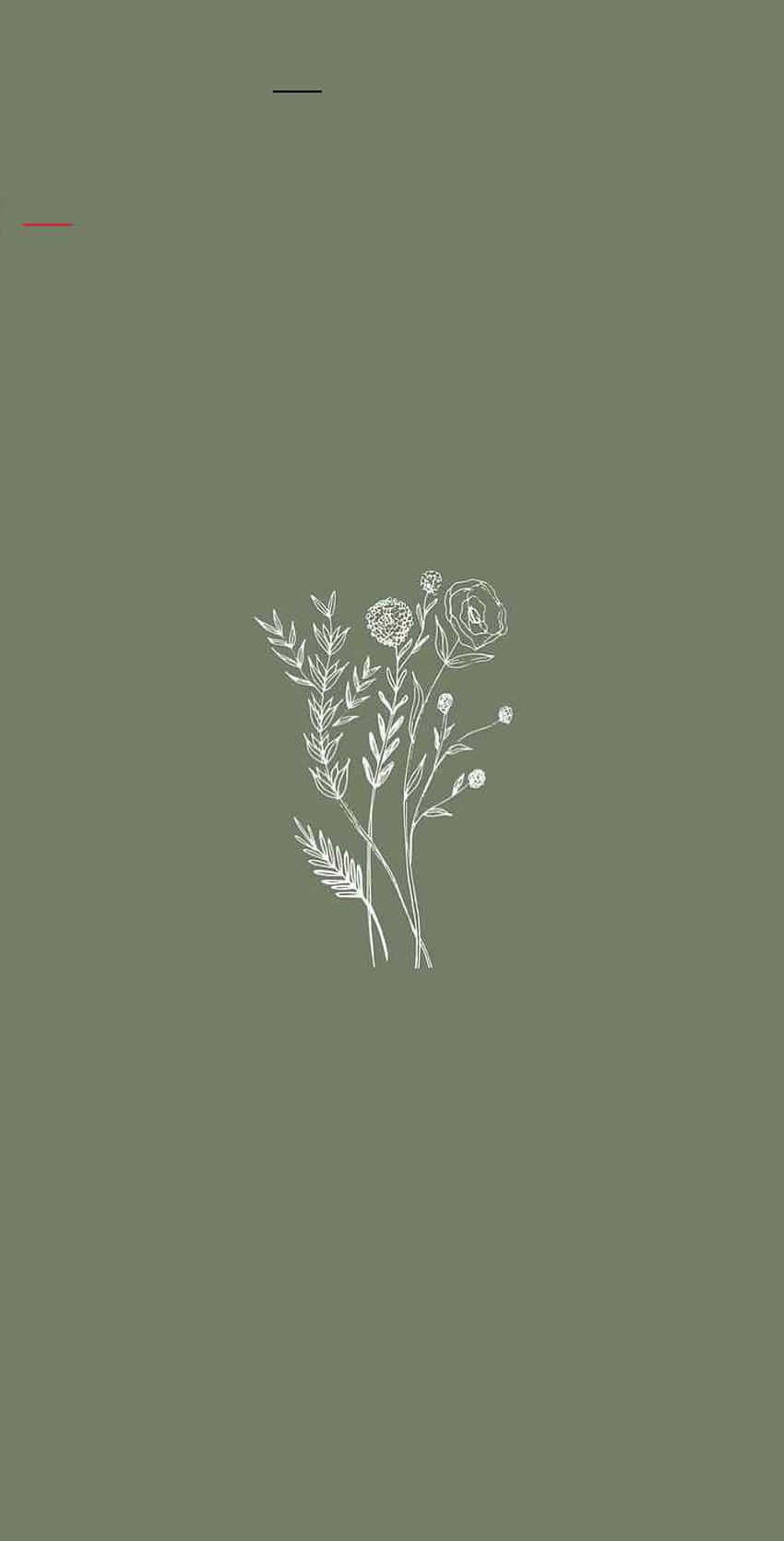 The Latest Addition to your Phone Collection - the Olive Green Iphone Wallpaper