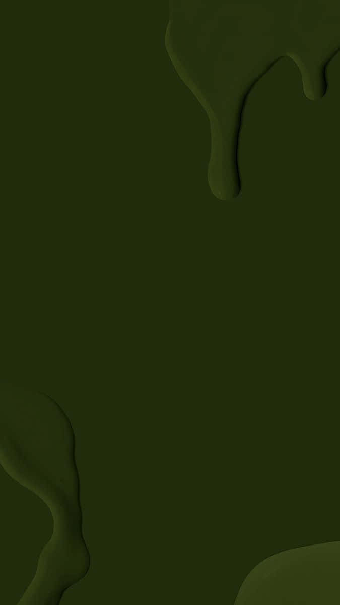 Olive Green Paint Drip Aesthetic Wallpaper Wallpaper