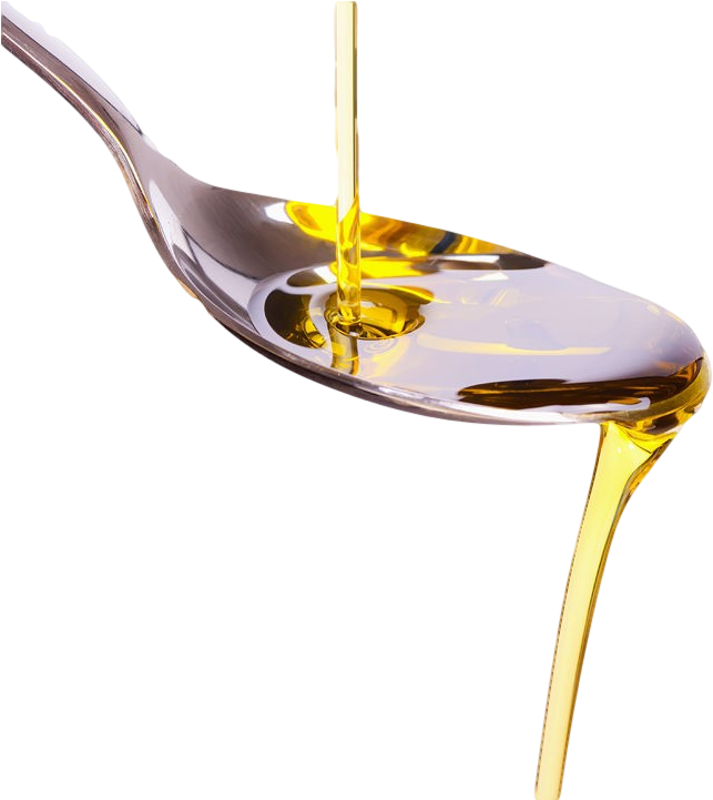 Olive Oil Pouring Into Spoon PNG