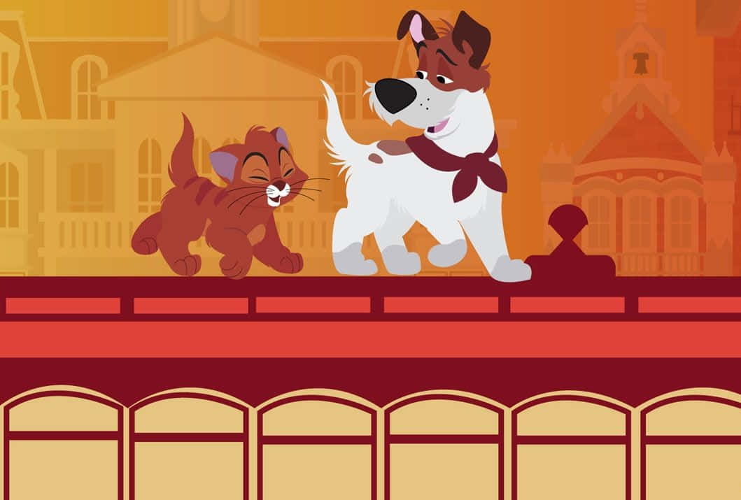 Oliver and Company - Adventures in New York City Wallpaper