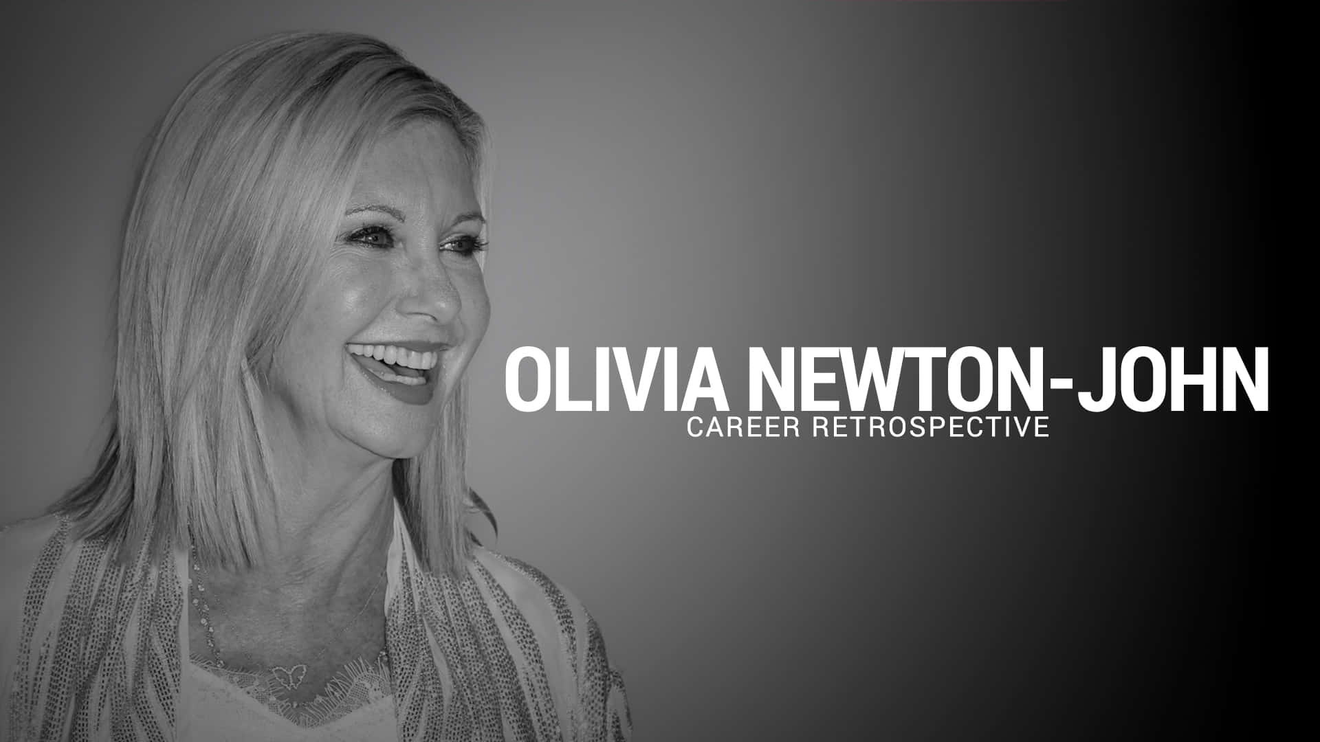 Olivia Newton John Career Retrospective Poster Wallpaper