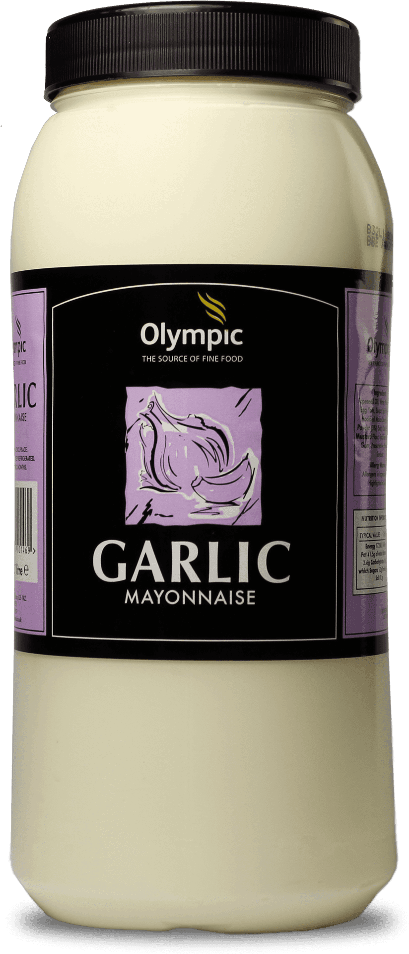 Olympic Garlic Mayonnaise Jar PNG