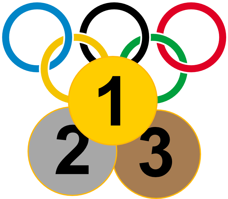 Olympic Medals Ranking Concept PNG