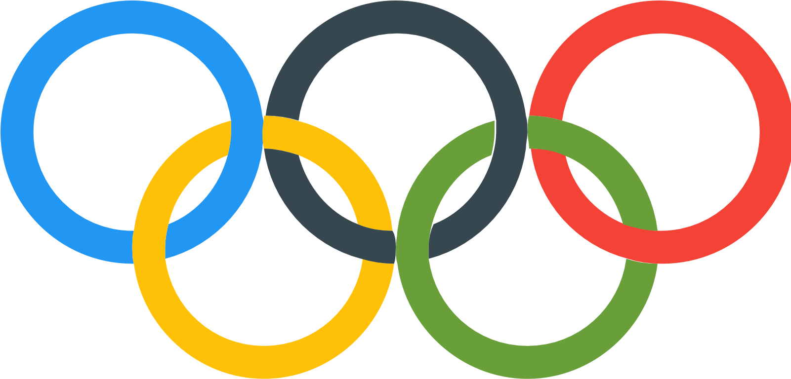 Download Olympic Rings Logo | Wallpapers.com