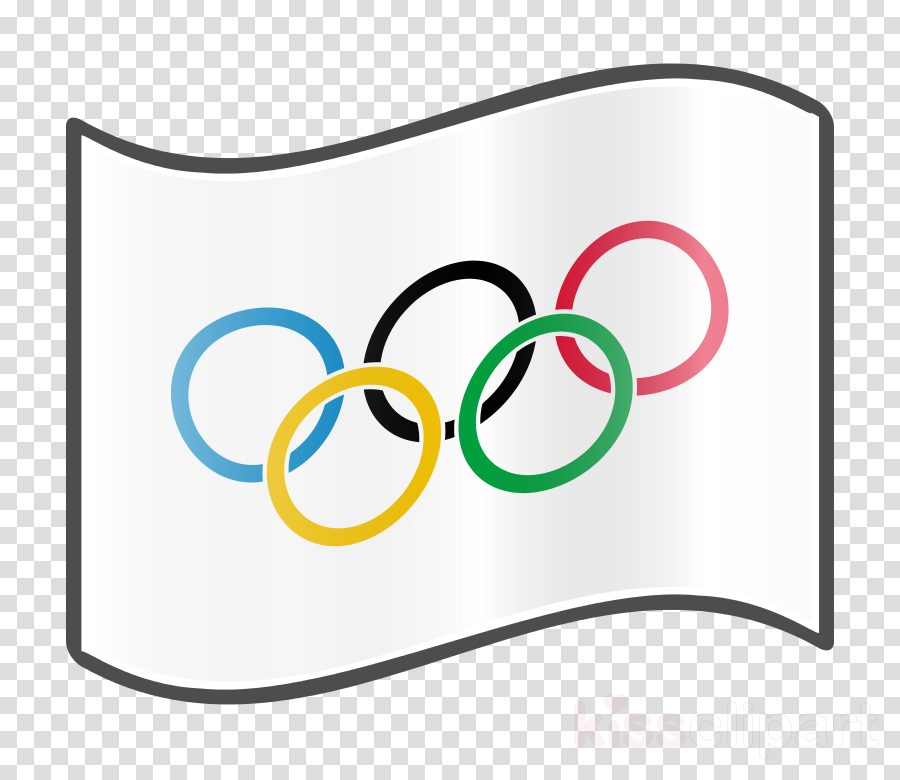 Olympic Ringson Flag Graphic PNG