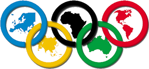 Olympic Ringswith Continents PNG