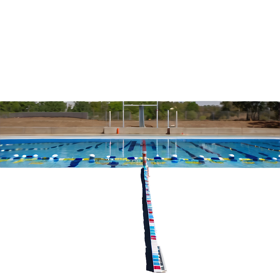 Olympic Size Swimming Pool Png 06122024 PNG