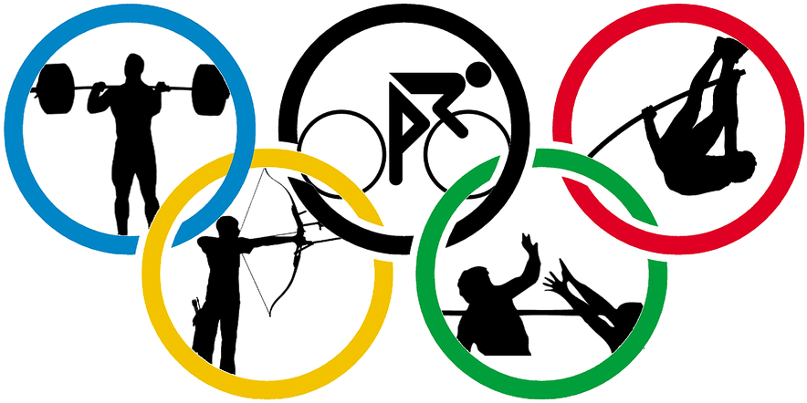 Olympic Sports Silhouettes PNG