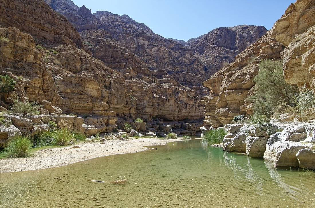 Oman Clear River Wallpaper