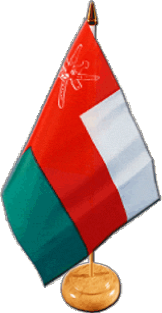 Oman Desk Flag PNG