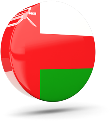 Oman Flag Sphere3 D Render PNG