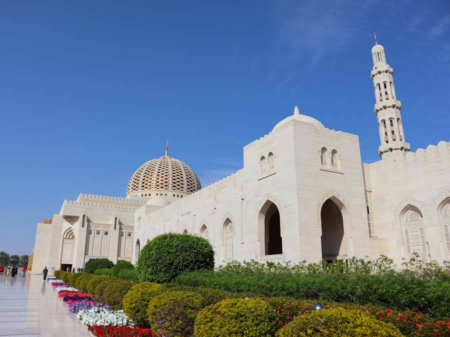 Designarchitettonico Grandioso Di Oman. Sfondo