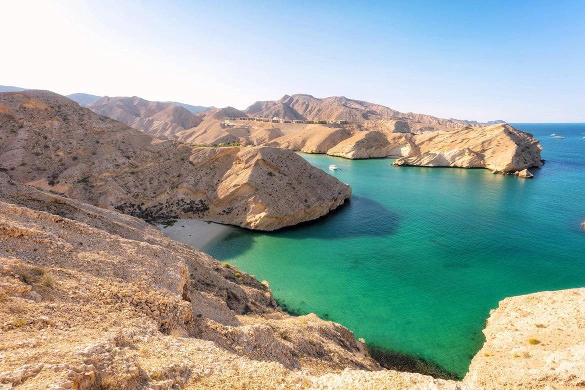 Oman Green Lagoon Wallpaper