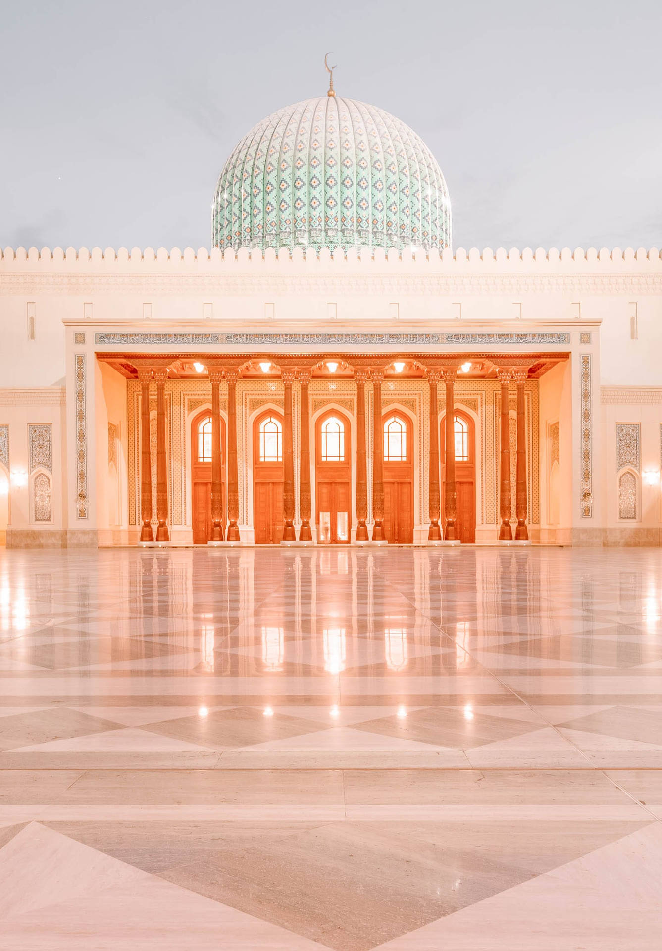 Oman Mosque For Phone Wallpaper