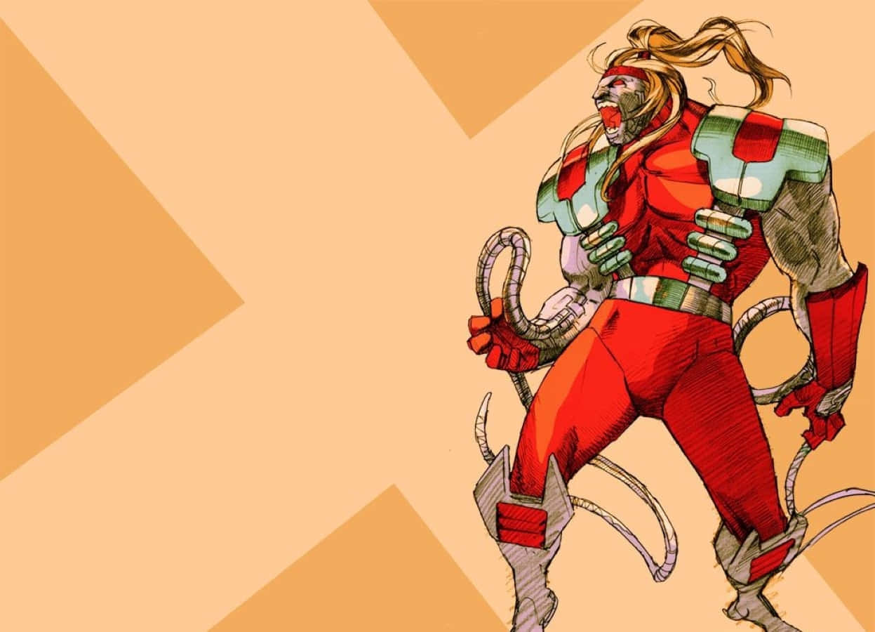 Omega Red in Action Wallpaper