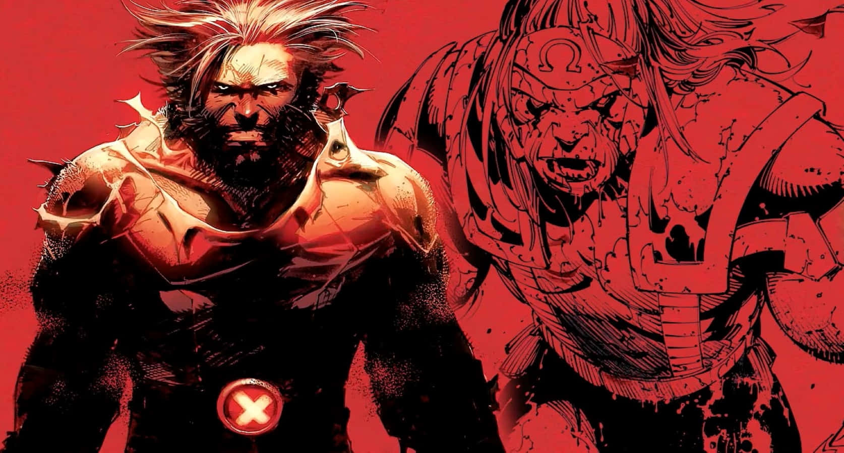 Omega Red: The Menacing Mutant Wallpaper