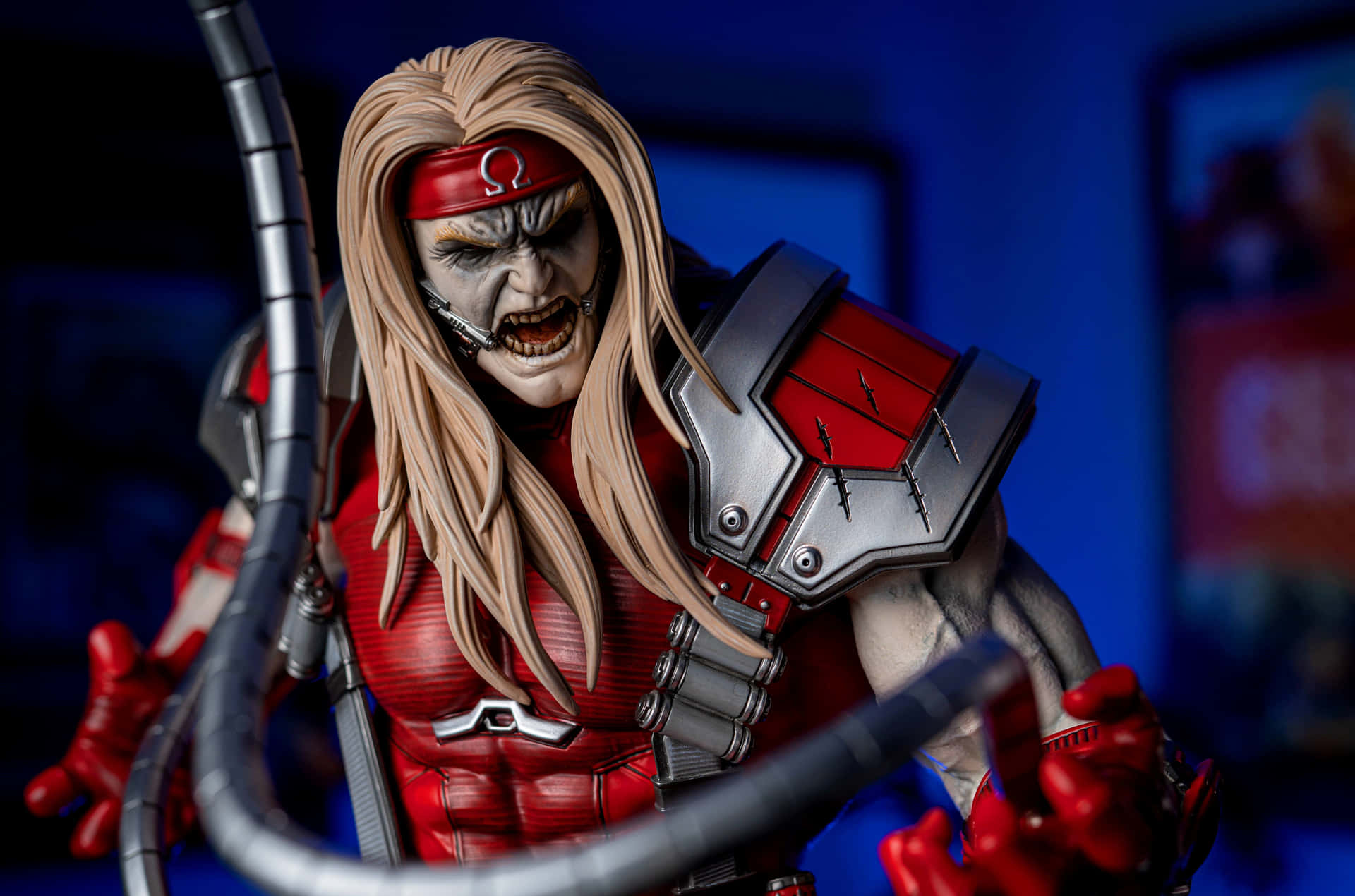 A Powerful Omega Red Unleashed Wallpaper