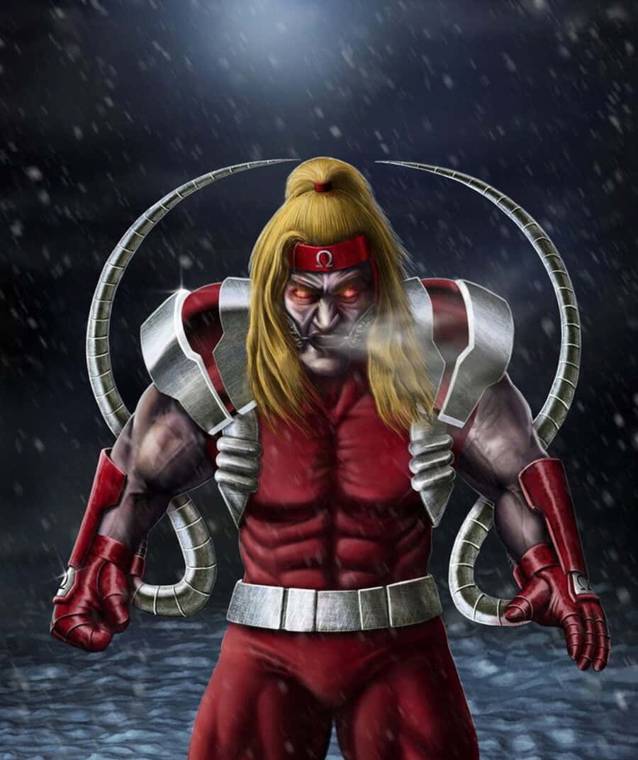 Omega Red Unleashed in Action Wallpaper
