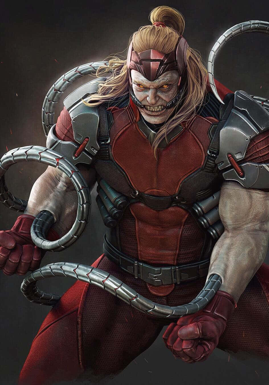 Omega Red unleashing his deadly power Wallpaper