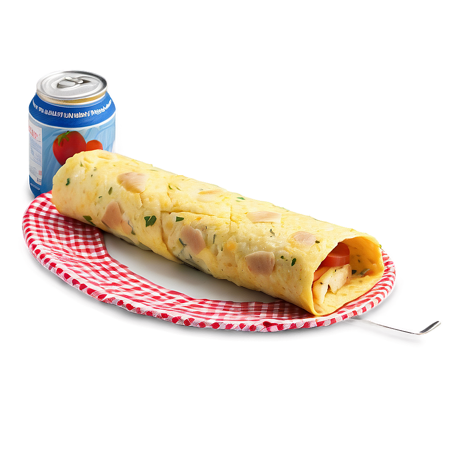 Omelette Roll-up Picnic Png Xiw PNG