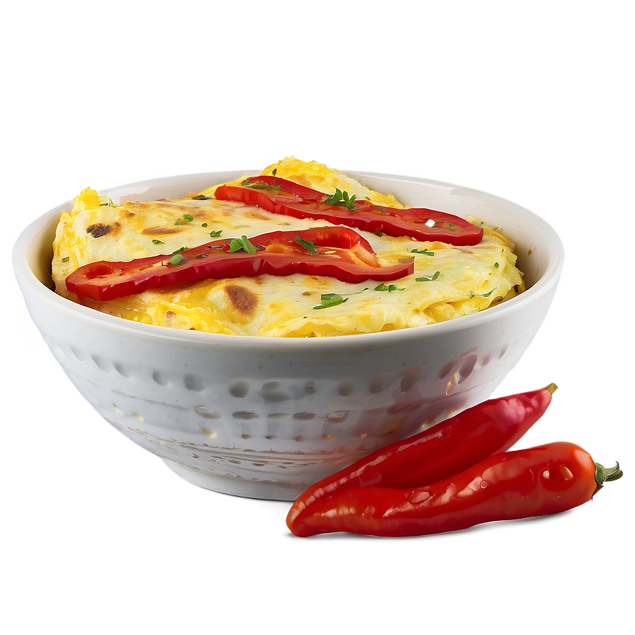 Download Omelette With Roasted Red Peppers Png Bpa43 | Wallpapers.com