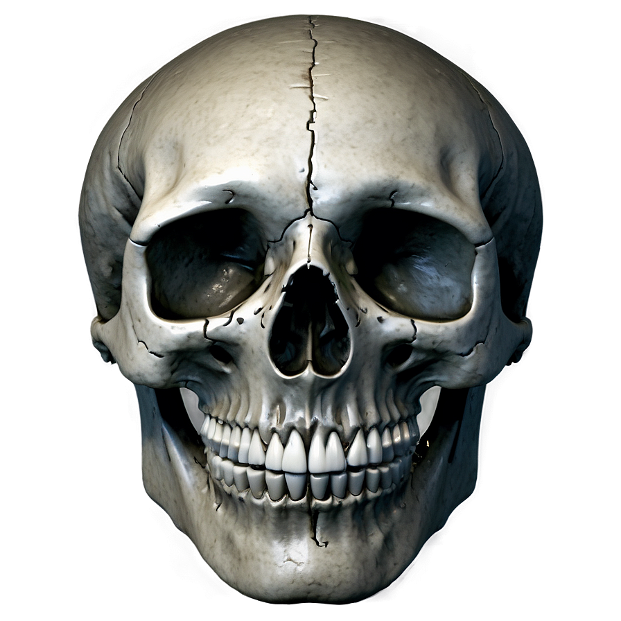 Ominous Horror Skull Png Kpc PNG