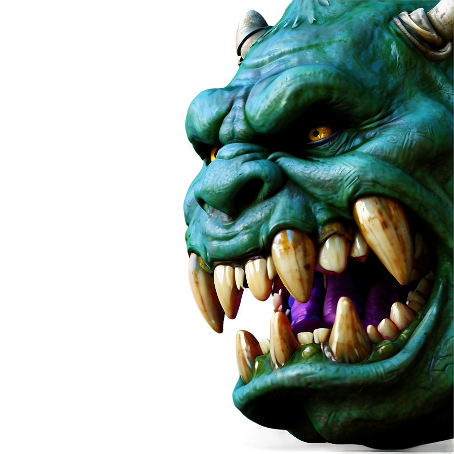 Ominous Ogre Teeth Png 06132024 PNG