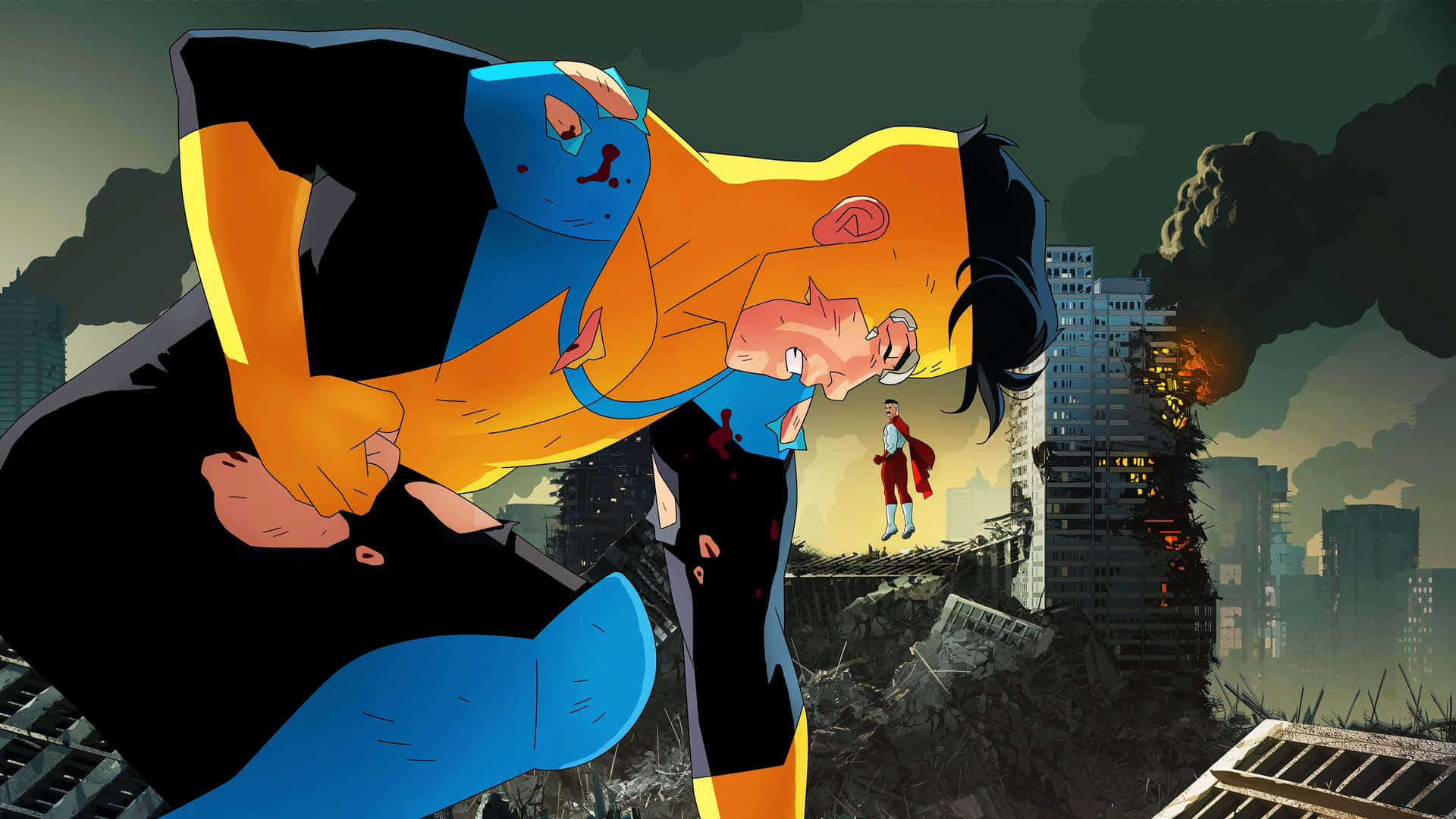 Behold Omni Man - the Ultimate Superhero Wallpaper