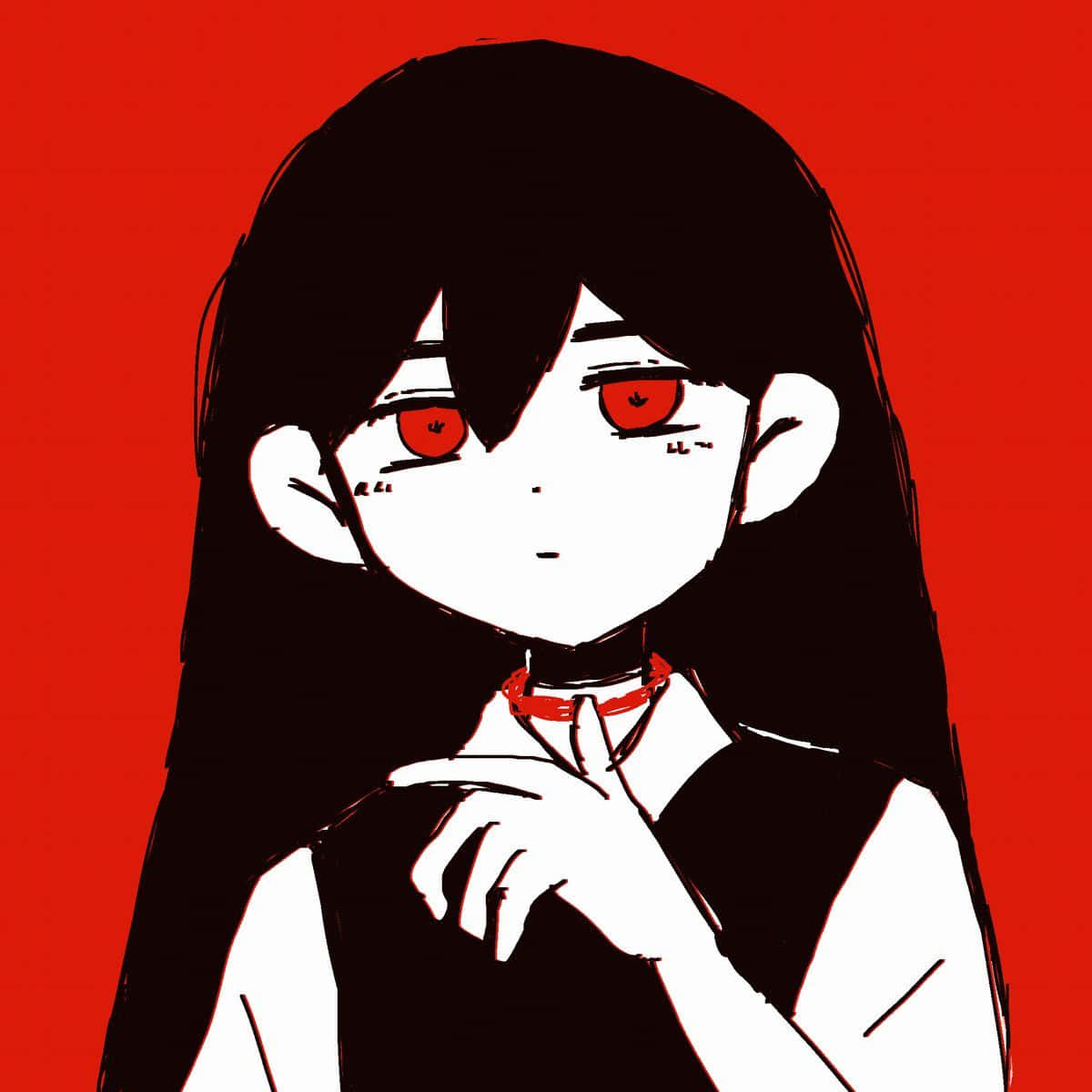 Caption: Emotive Image of Mari from Omori Game Wallpaper