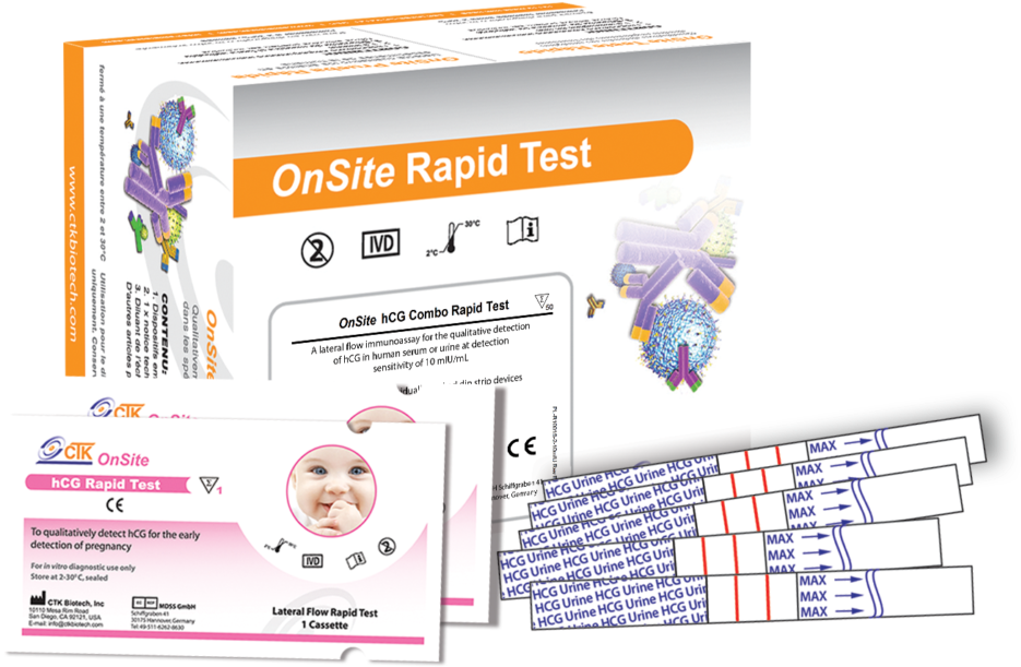 On Site Rapid Pregnancy Test Kit PNG