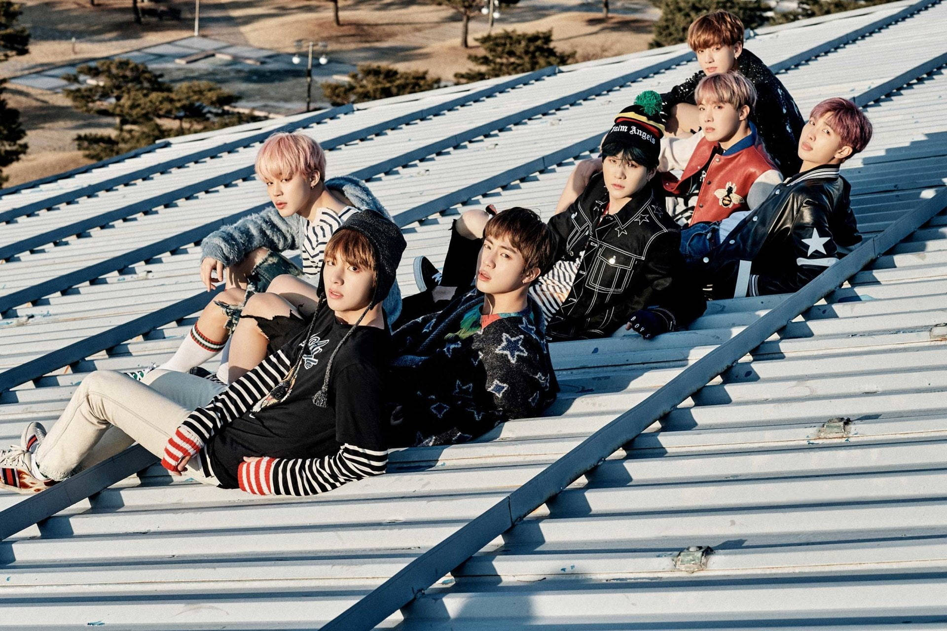 On The Roof Cool Bts Laptop Background