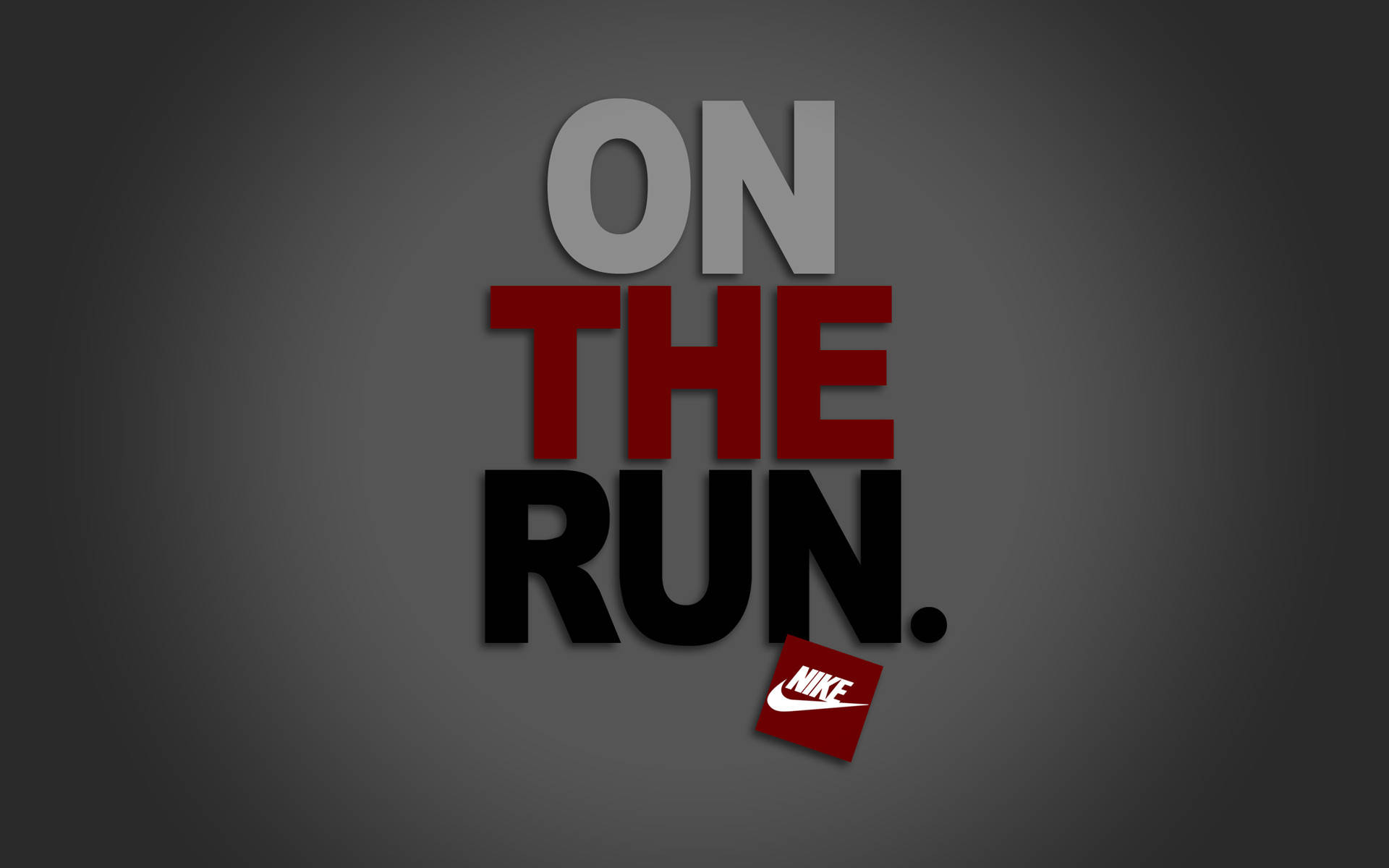 On The Run Nike Iphone Wallpaper