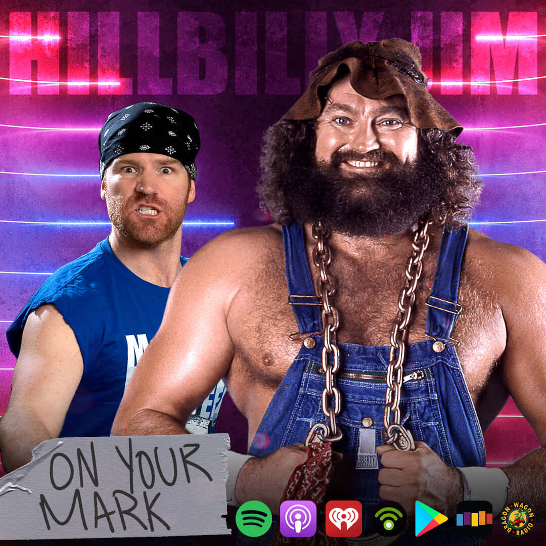 Hillbilly Jim engages in lively conversation at the On Your Mark Podcast. Wallpaper