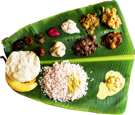 Onam Sadya Traditional Kerala Feast PNG