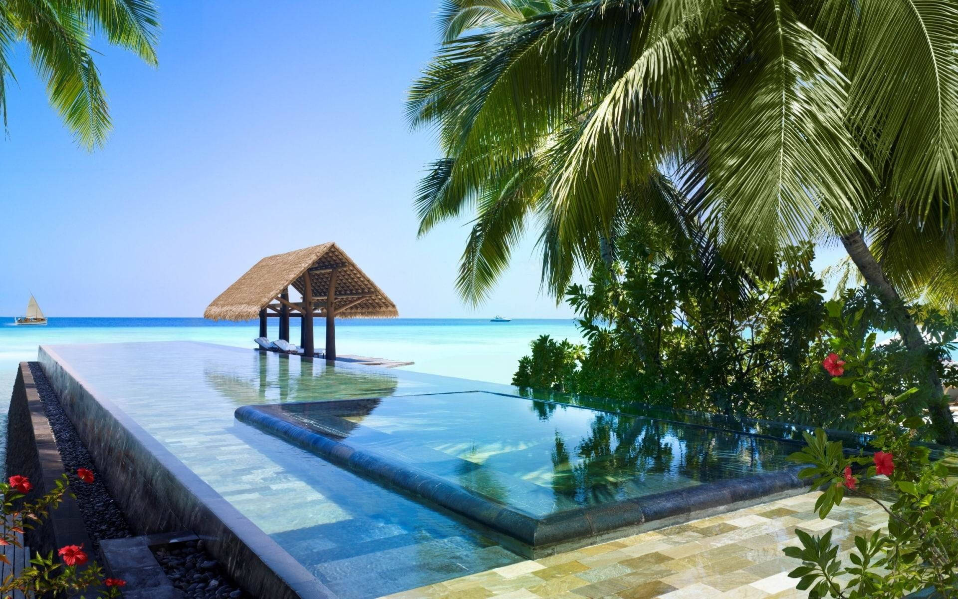 One And Only Reethi Rah Tropical Desktop Wallpaper