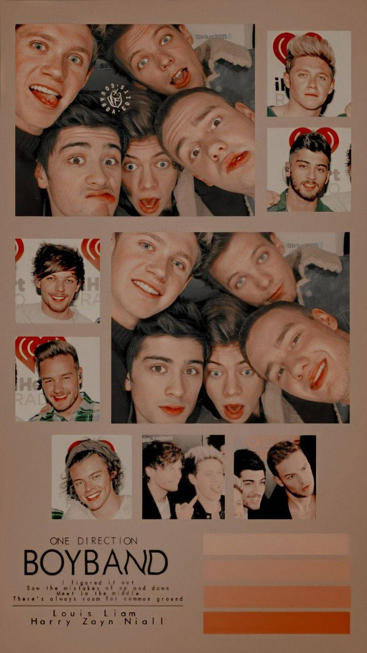 One Direction Aesthetic Boy Band Wallpaper