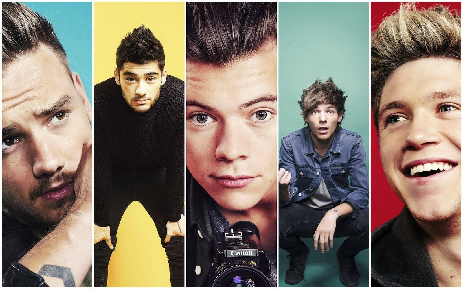 One Direction Aesthetic Colors Wallpaper