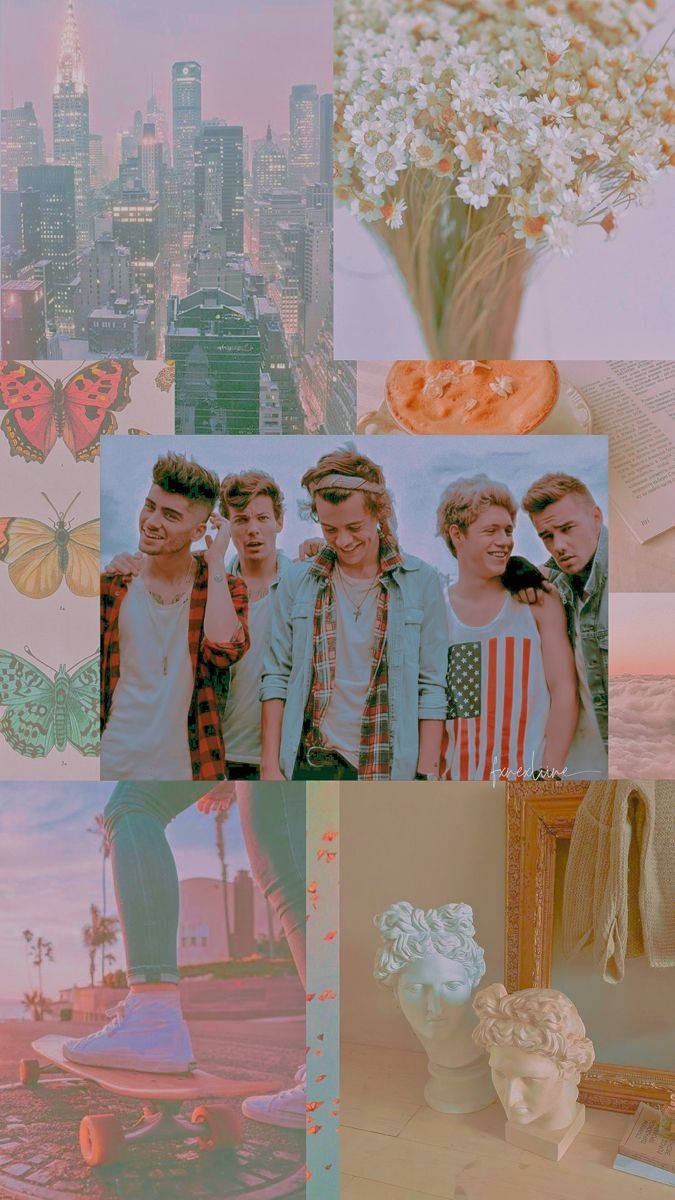 One Direction Aesthetic Pastels Wallpaper